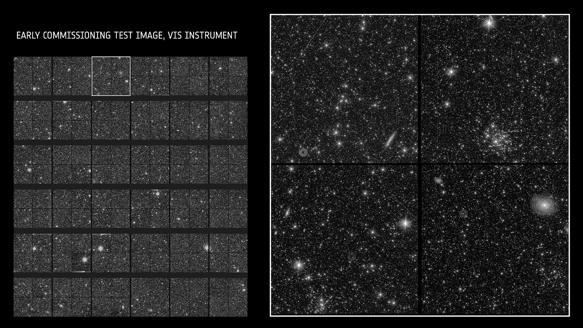 Euclid: Telescópio dedicado a matéria escura mostra primeiras imagens