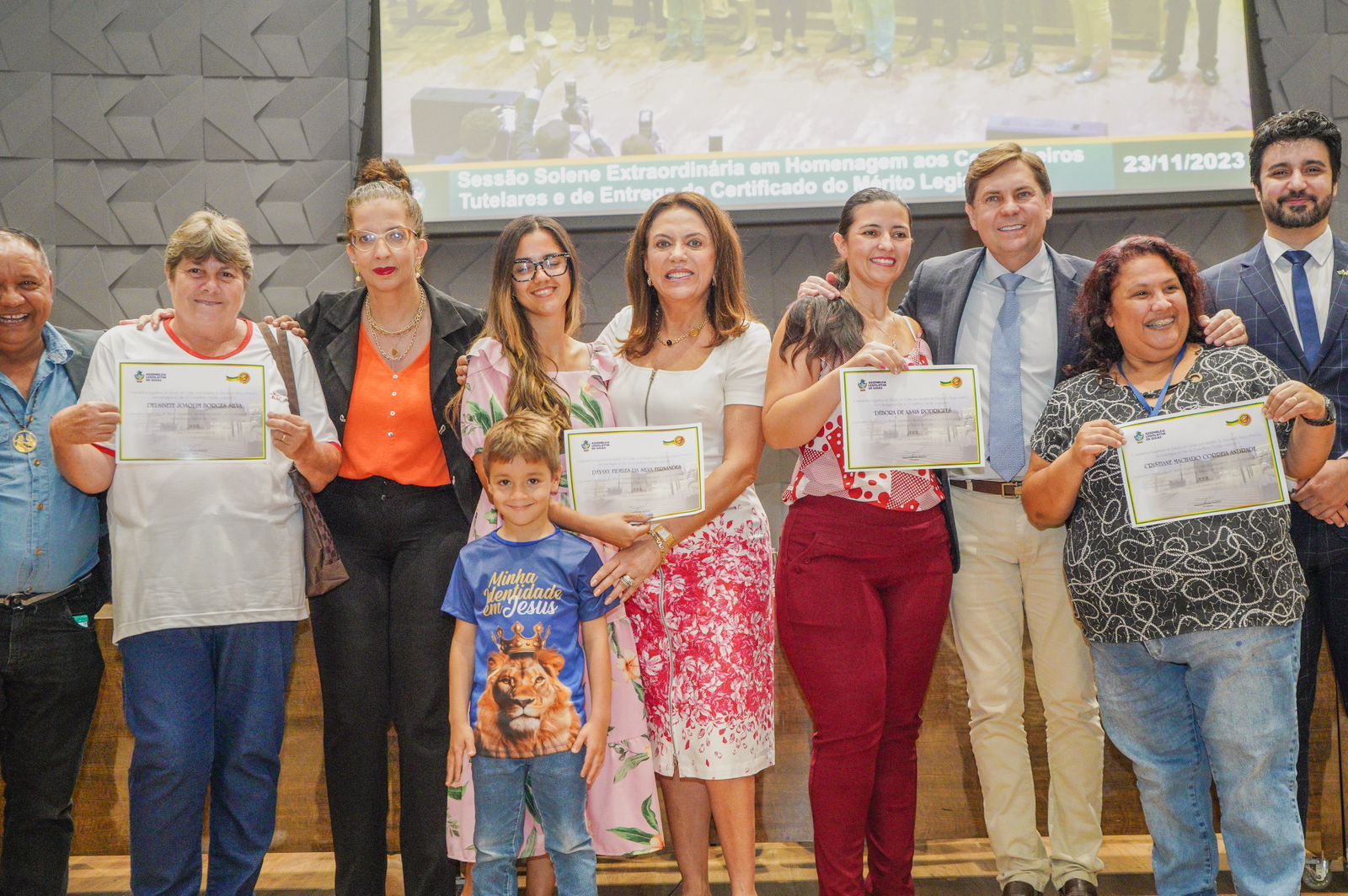 Em solenidade em homenagem a conselheiros tutelares, primeira-dama Gracinha Caiado se coloca à disposição da classe para discussão de políticas públicas voltadas a crianças e adolescentes