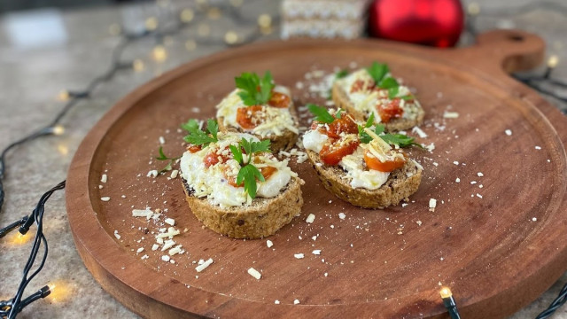 Receita rápido e fácil: Brusqueta caprese fit