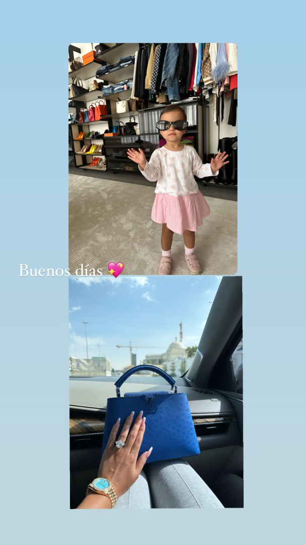 Georgina Rodríguez mostra filha Bella toda estilosa