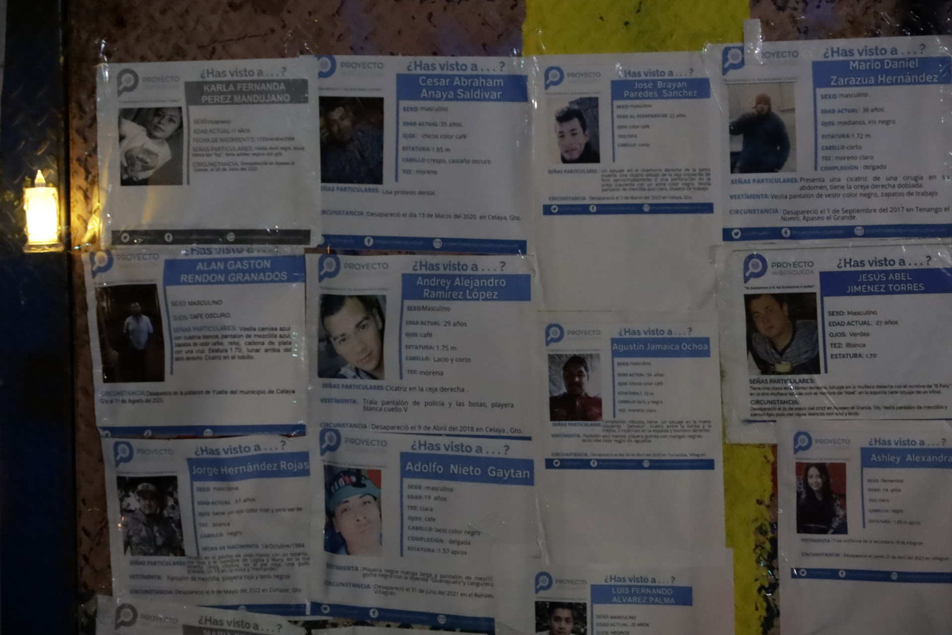 Raptada ativista que procurava irmão desaparecido. Família foi morta