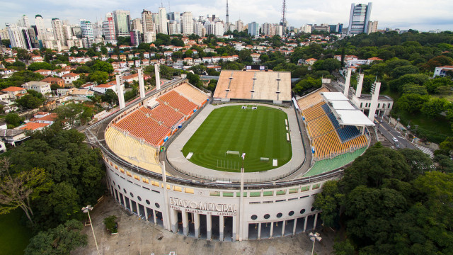 Concessionária instala grama sintética no estádio do Pacaembu