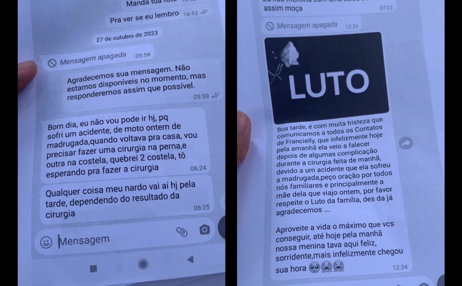 Cliente envia nota de falecimento para pizzaria após golpe com Pix em PE
