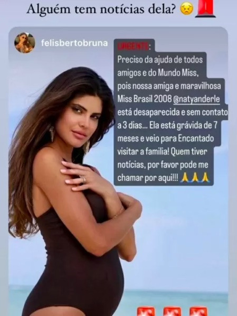 Grávida, Miss Brasil 2008 está desaparecida há 3 dias após chuvas no RS