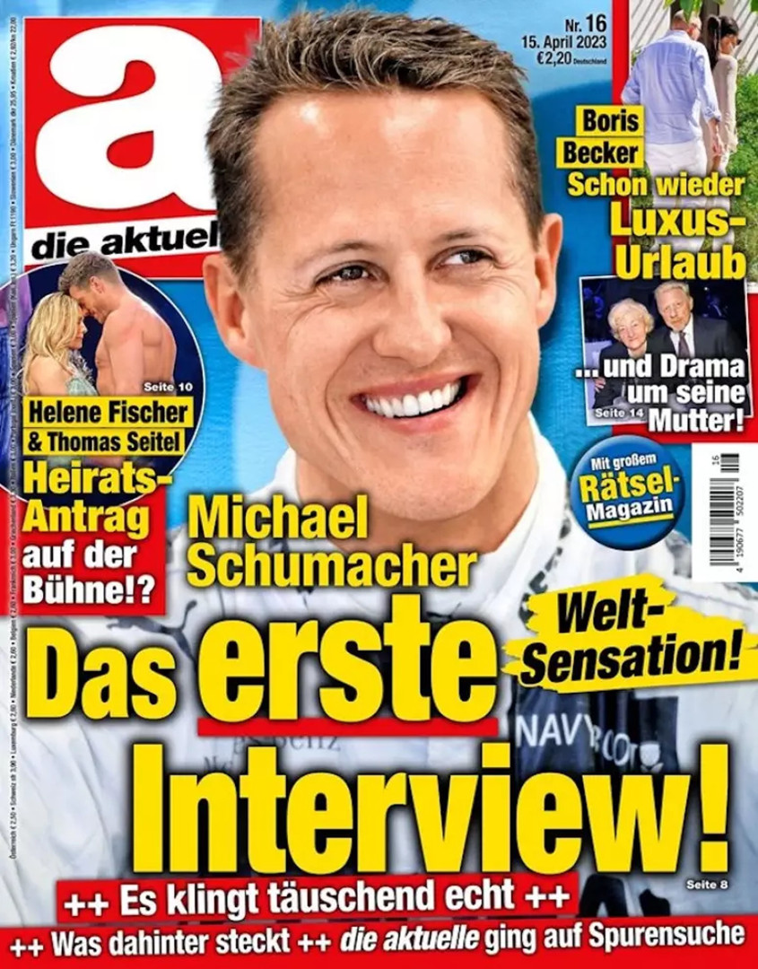 Justiça alemã condena revista por falsa entrevista com Michael Schumacher