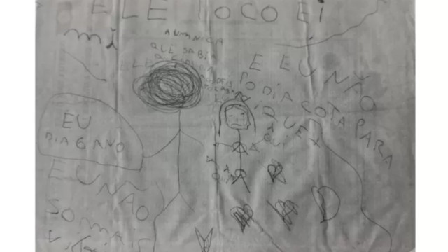 Menina que desenhou abusos foi estuprada ao ir brincar na casa do tio