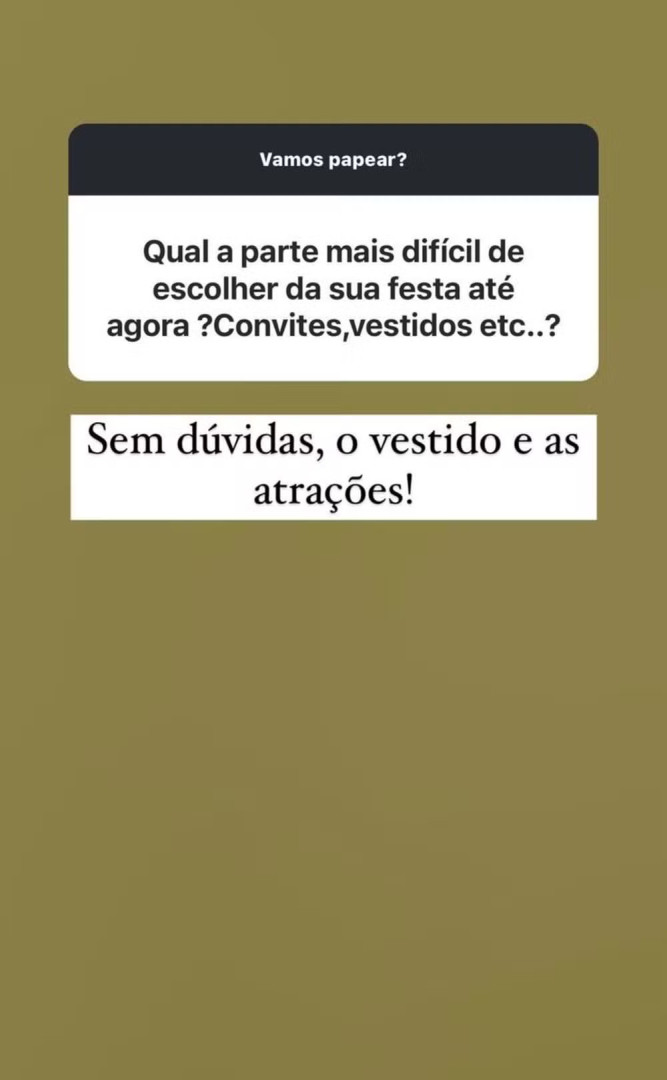 Rafa Justus conta que não terá príncipe em sua festa: " Deu uma confusão"