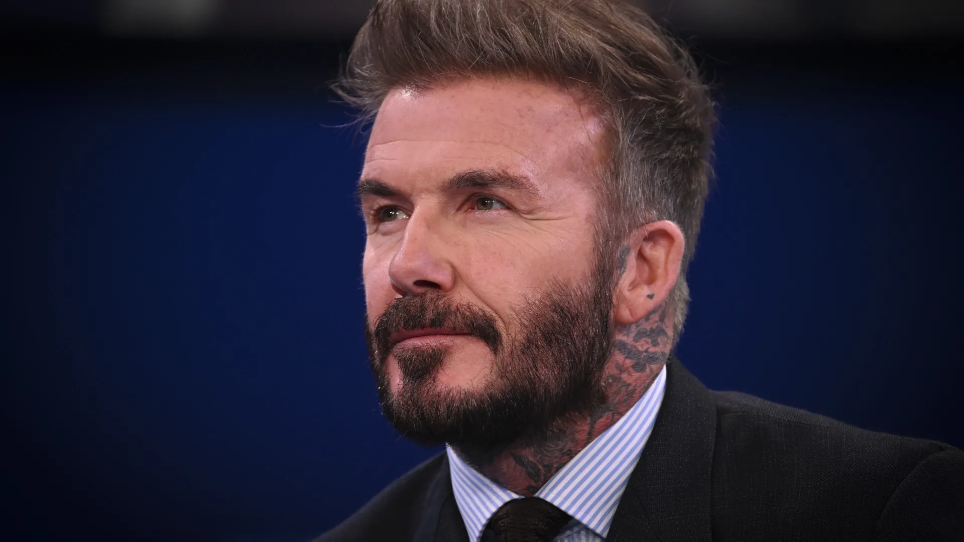 Beckham é homenageado em Davos por trabalho como ‘embaixador’ da Unicef