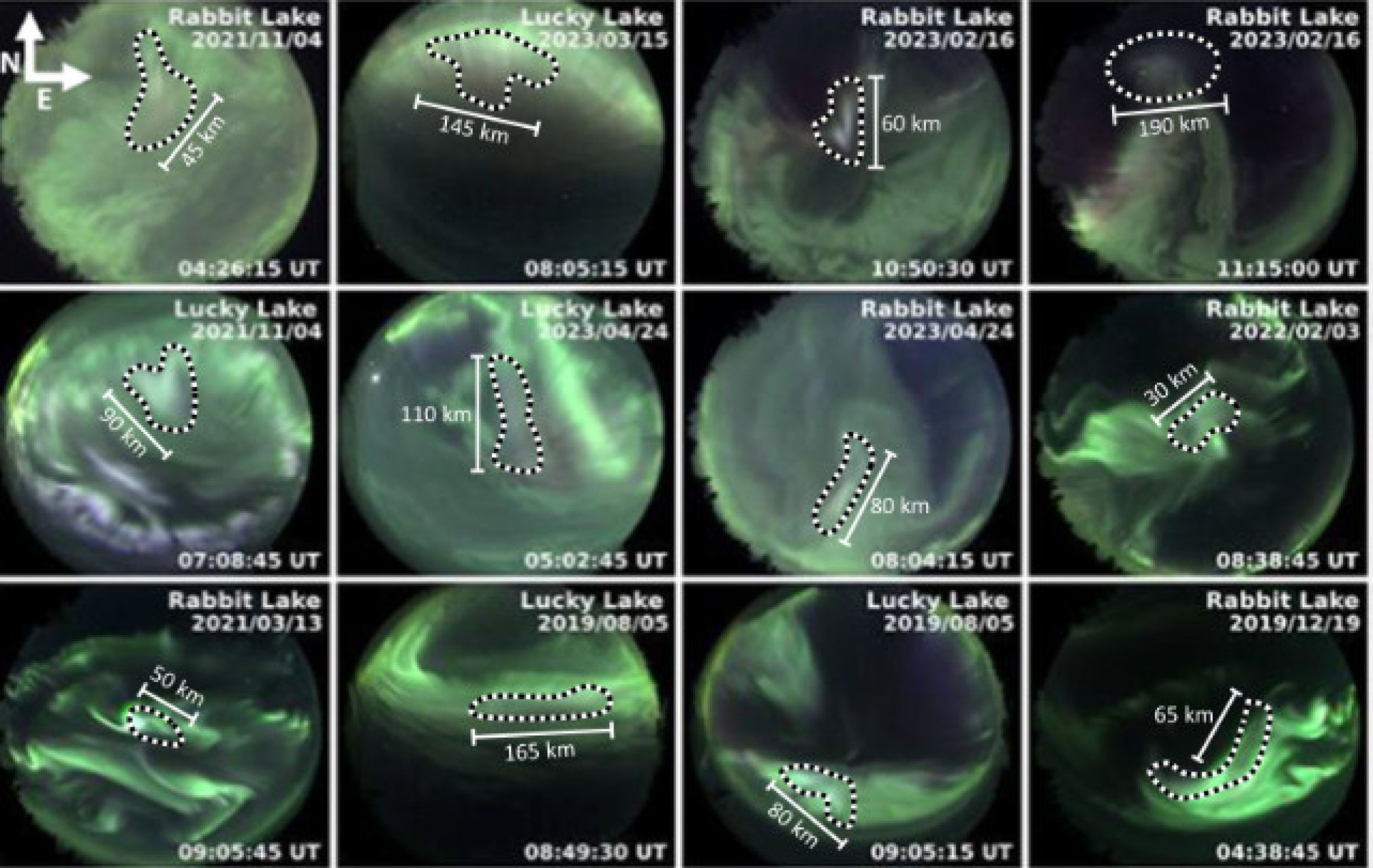 Cientistas descobrem brilhos cinzentos misteriosos em aurora boreal; veja