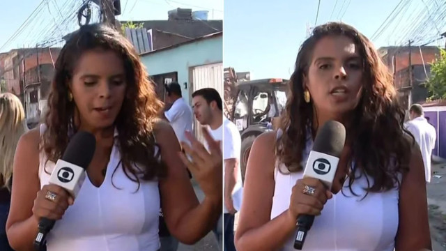 Jornalista é surpreendida por baratas durante reportagem ao vivo no Bom Dia Rio