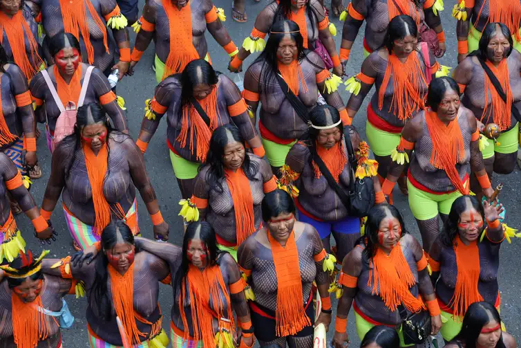 Indígenas lotam plenário da Câmara em sessão que exalta mobilização