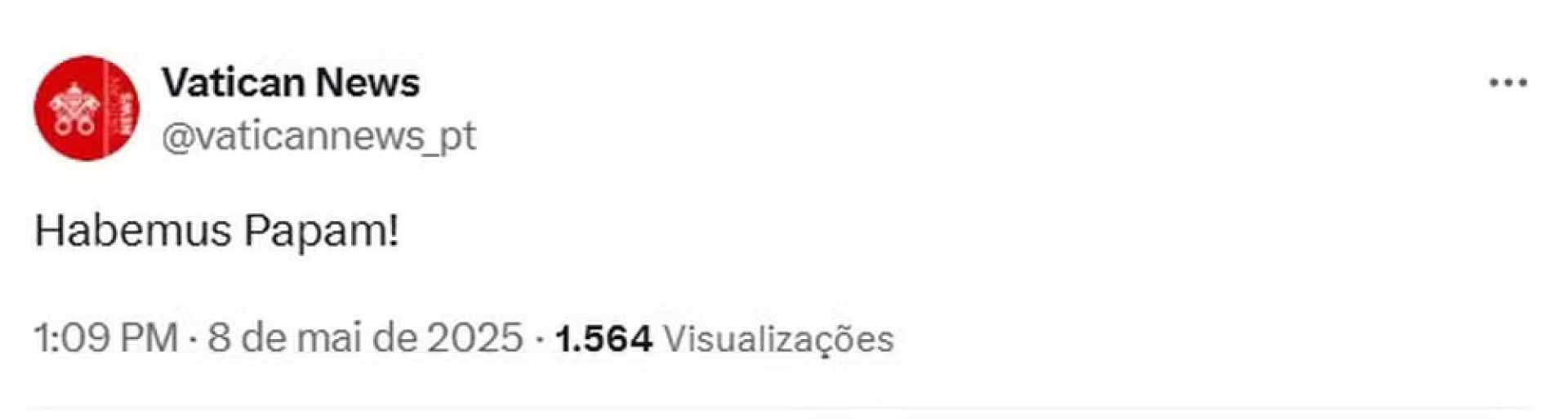 Novo Papa é eleito após quatro votações no conclave no Vaticano