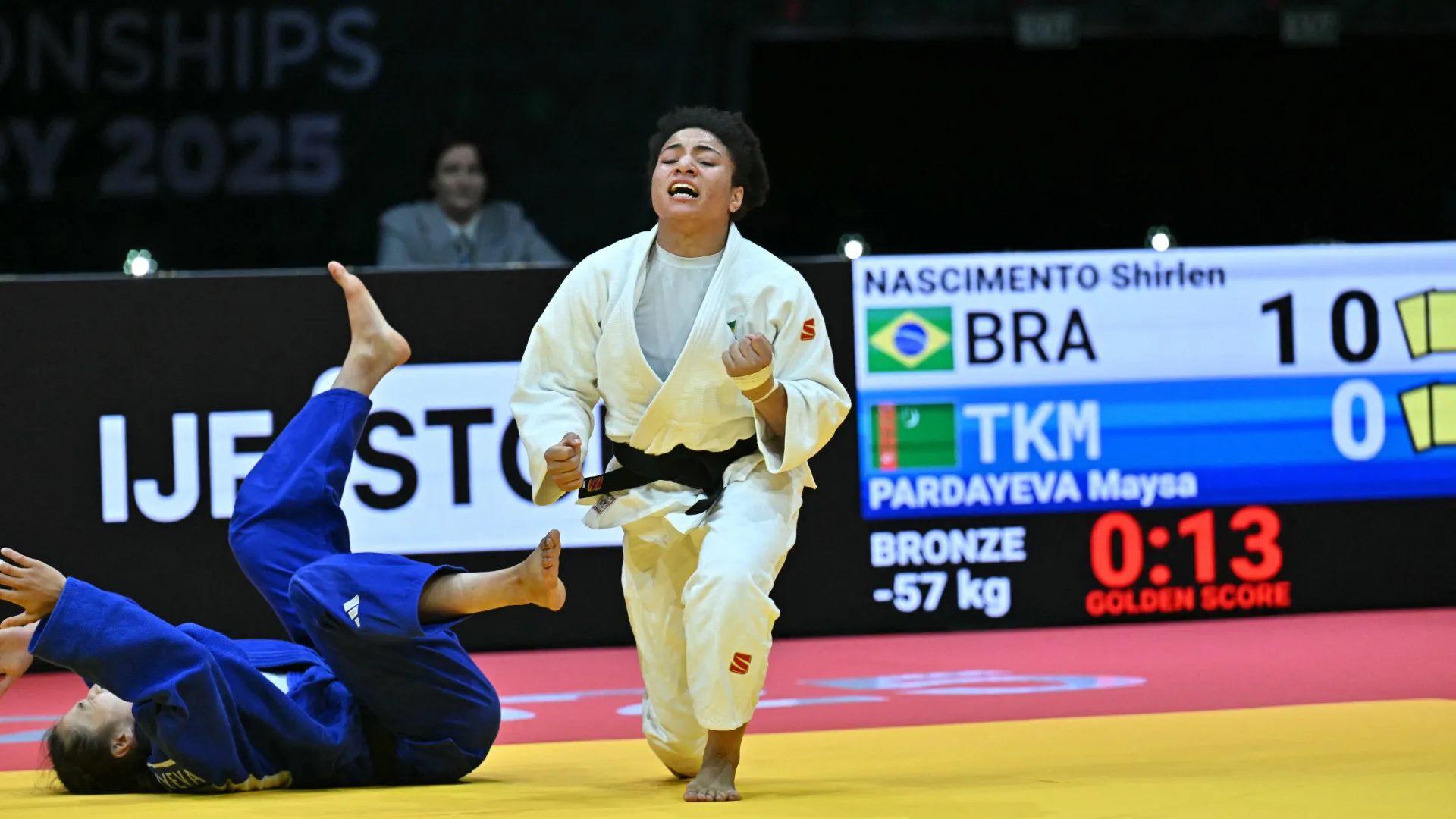 Shirlen conquista o bronze no Mundial de Judô