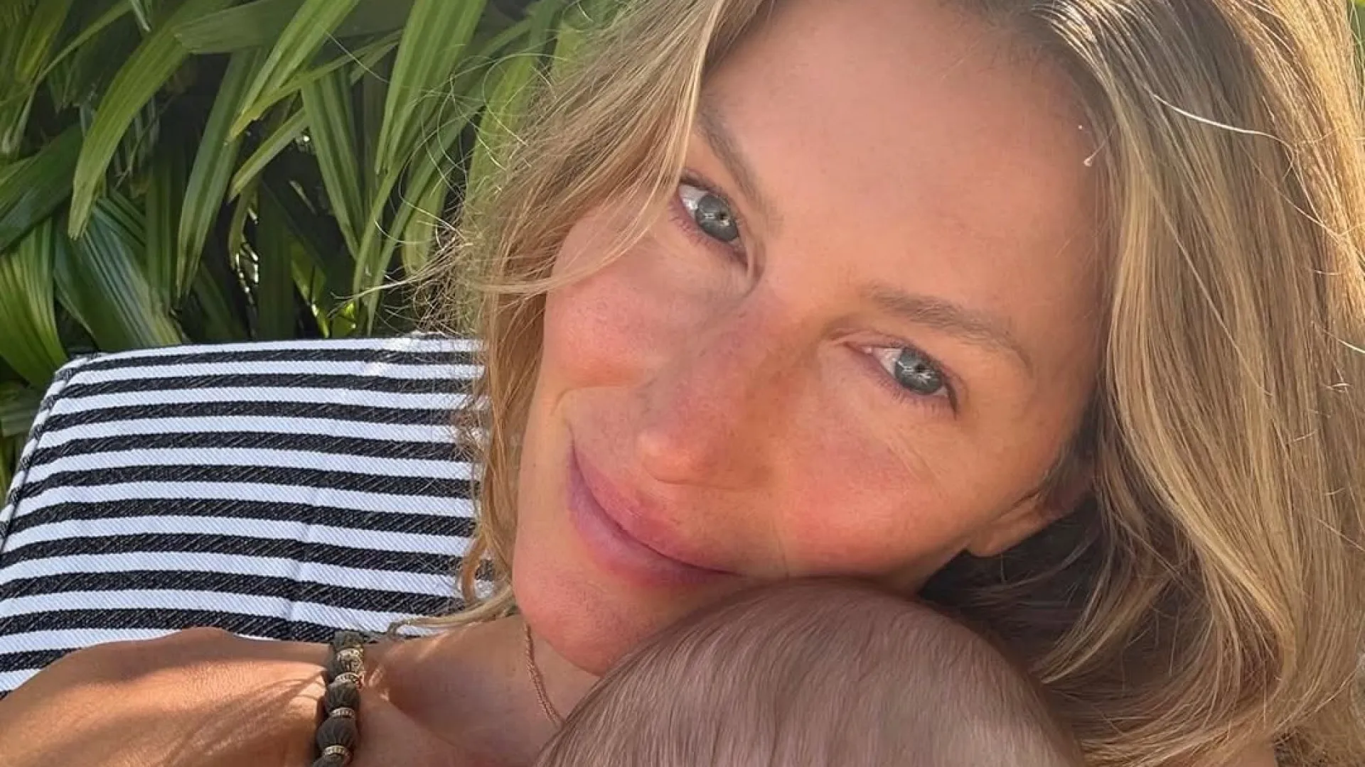 Gisele Bündchen mostra raras fotografias do filho bebê