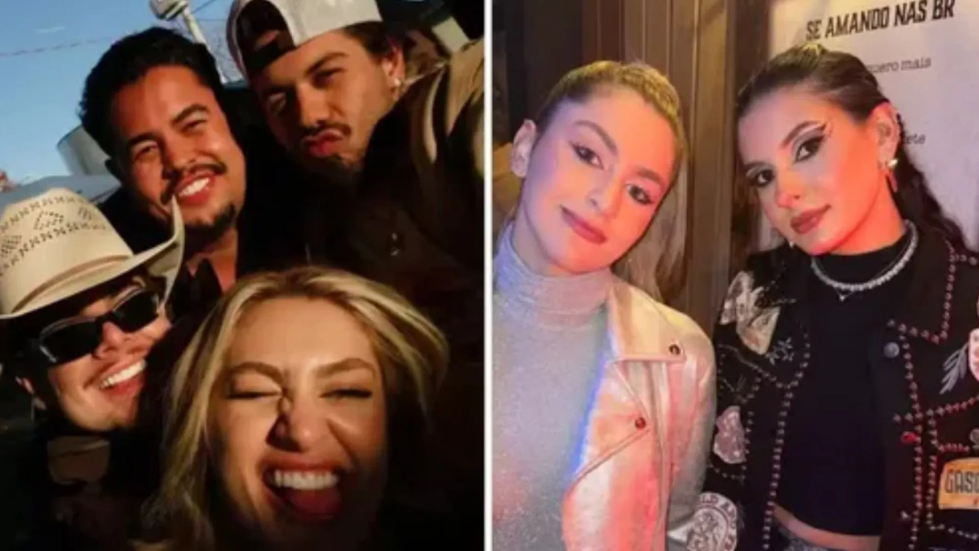 Zé Felipe surge com amiga de Ana Castela e cantora reage: “Sejam felizes”