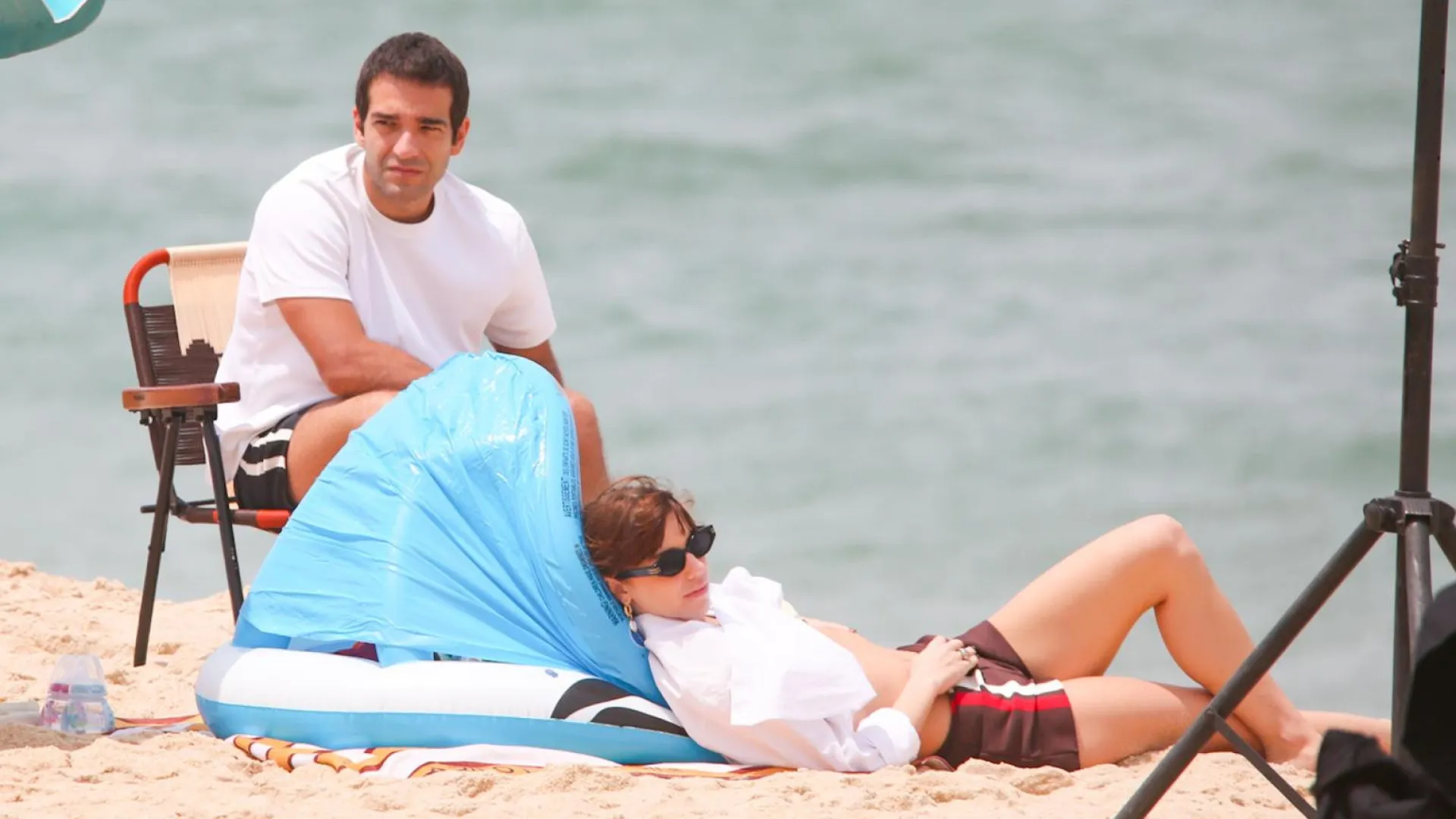 Alice Wegmann e Humberto Carrão gravam finais de ‘Vale Tudo’ no Rio