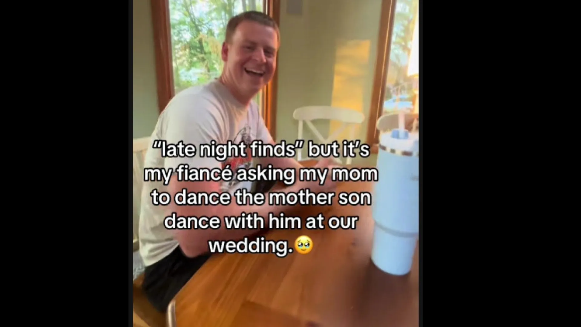Noivo sem mãe pede sogra para dançar com ele e vídeo emociona a web