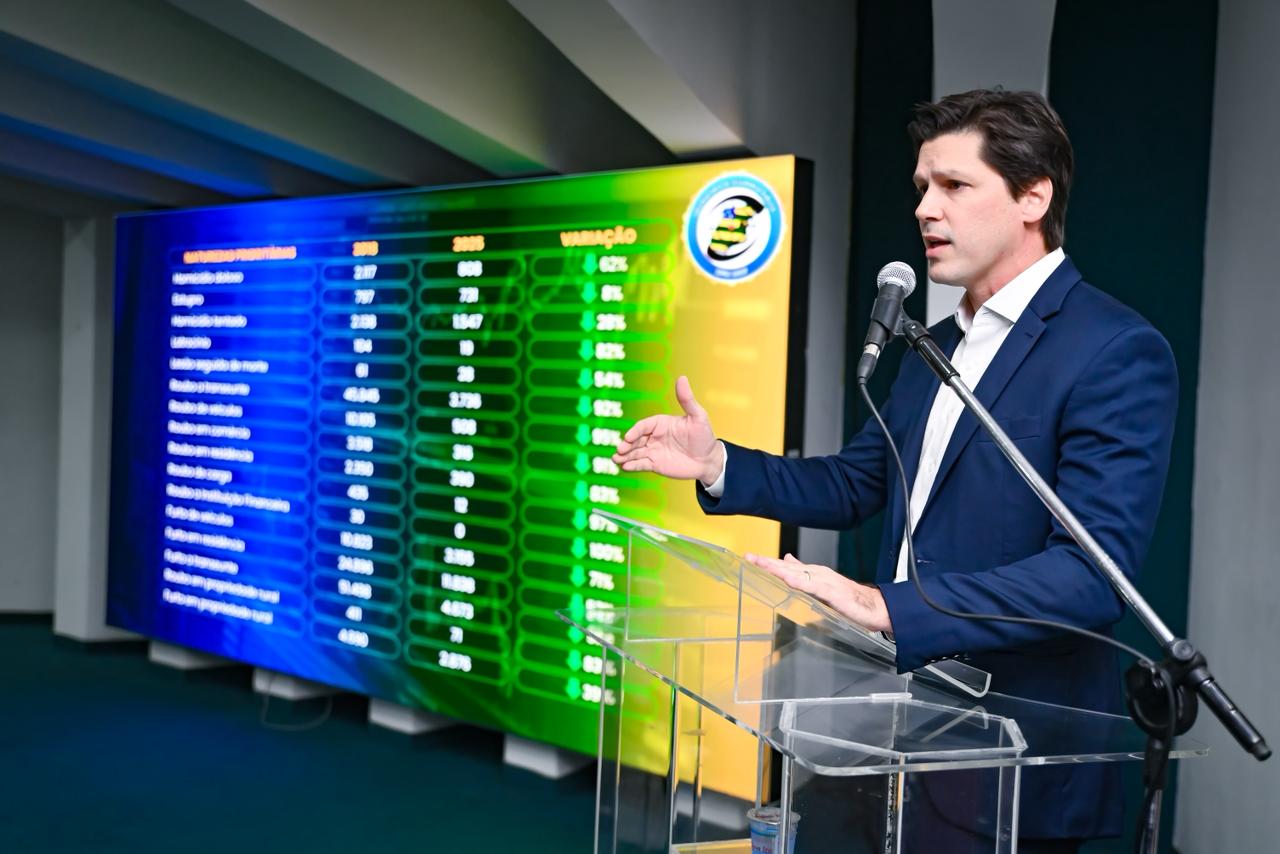 Daniel Vilela atribui queda da criminalidade à valorização da tropa e à integração das forças de segurança