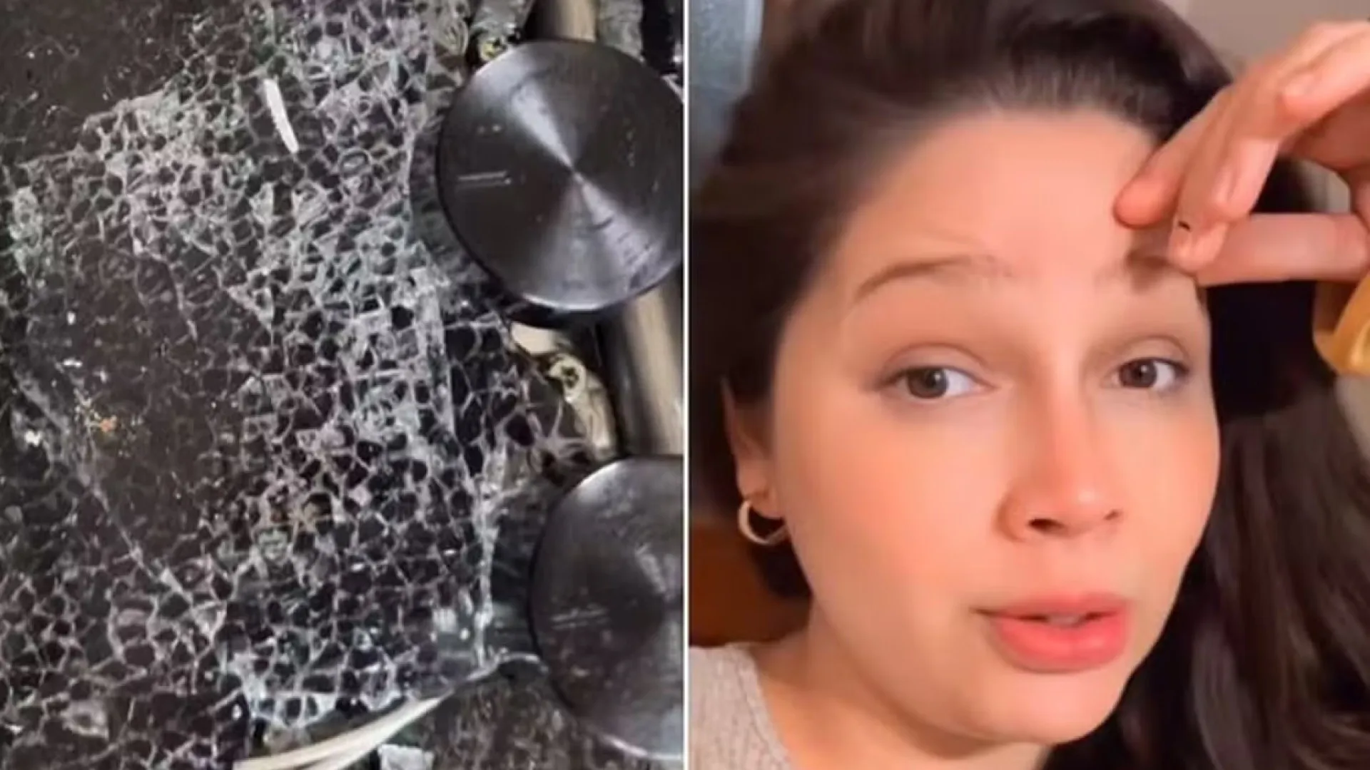 Mãe faz alerta após fogão de vidro explodir: ‘Em pedacinhos’